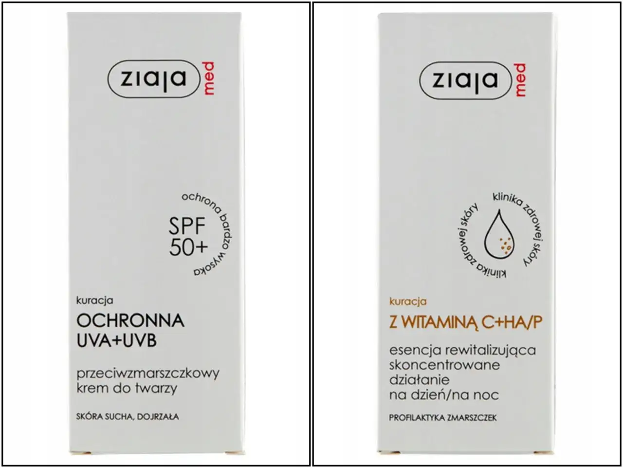 Ziaja Med Kuracja z witaminą C linia produktów